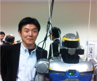 保険会社勤務時代にはロボットに保険を手配しました。